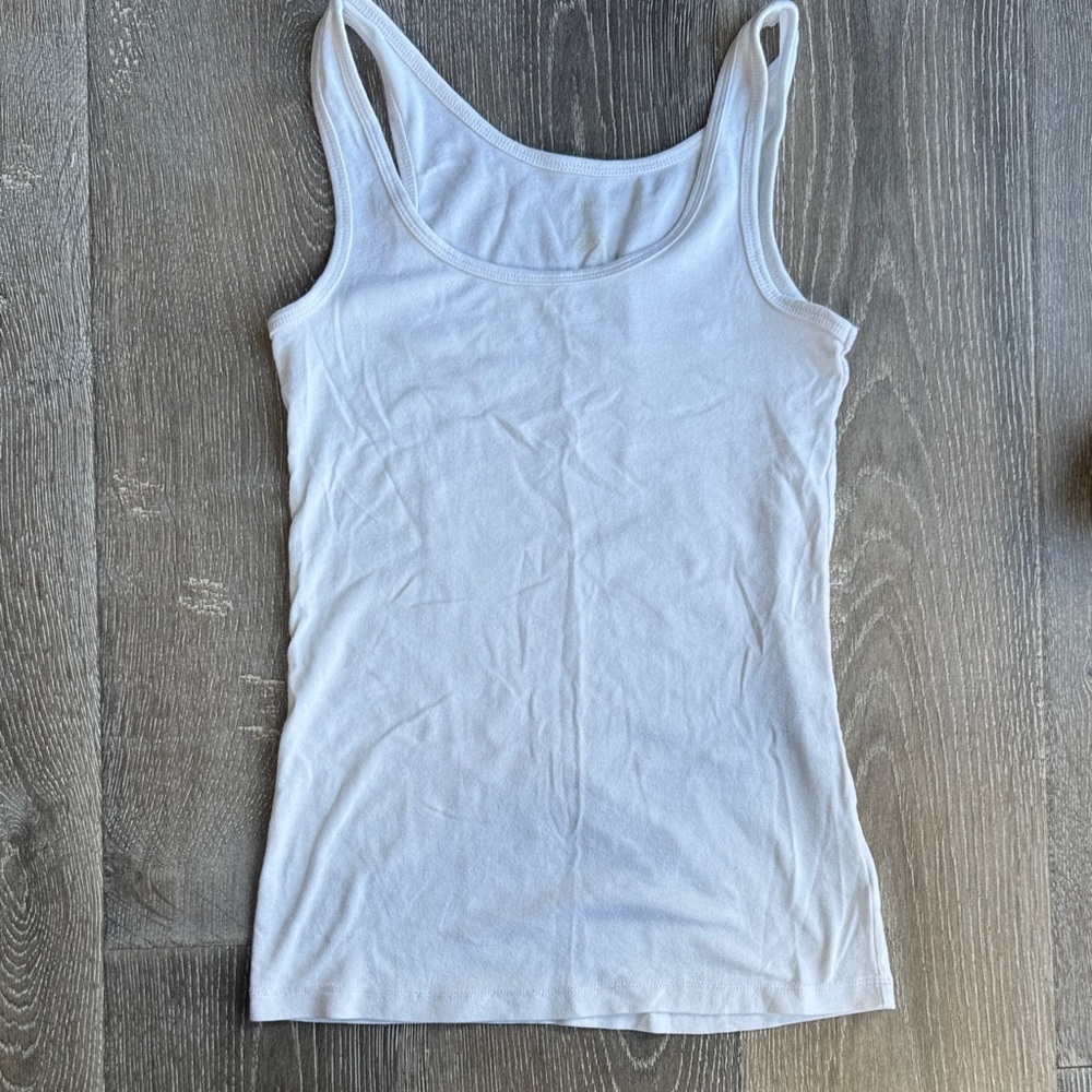 Cynthia Rowley Pure White Tank Top AO0359
